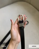 کمربند هلما  چرم مصنوعی با کیفیت دور دوخت کد 1470 - تصویر 5