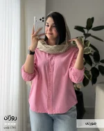 مدل روژان نخ پنبه لینن انزیم شور کد 1501 - تصویر 2