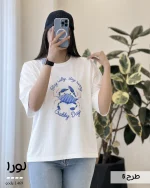🍋 تیشرت مدل لورا جنس نخ پنبه کد 1469 - تصویر 10