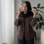 کت مدل لیان جنس لینن اسلپ گرم بالا کد 1504