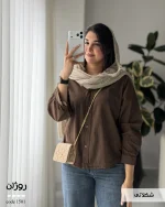 مدل روژان نخ پنبه لینن انزیم شور کد 1501 - تصویر 8