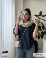 شومیز مدل فلور جنس نخ پنبه ۱۰۰٪ کد 1496 - تصویر 10