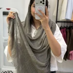 شال مدل خاتون نخی دور ریش کد 1505