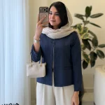 کت مدل هرمس جنس صوفیا لینن کد 1489