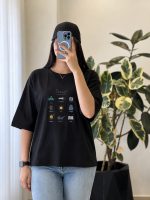 تیشرت باکسی مدل تراول جنس پنبه درجه یک کد 1507 - تصویر 8