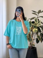 تیشرت باکسی مدل just do it جنس پنبه درجه یک کد 1512 - تصویر 2