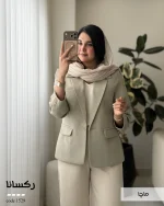 کت مدل رکسانا جنس مازراتی درجه یک کد 1529 - تصویر 9