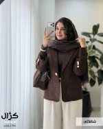 پالتو کتی زنانه کژال مدل 1566 | پالتو لمزور جیتی آسترکشی شده - تصویر 3