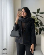 کت پاییزه مدل مهر جنس جیر ایشو کد 1538 - تصویر 7