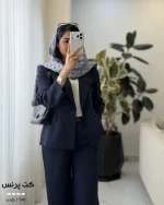 کت زنانه مدل پرنس کرپ مورگان کد 1540 - تصویر 9