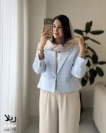 کراپ کت ریلا جنس مازراتی گرم بالا کد 1533 - تصویر 6