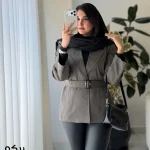 بارونی مدل برکه جنس کتون سانتانا گرم بالا کد 1539
