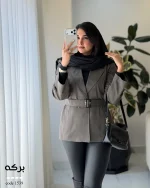 بارونی مدل برکه جنس کتون سانتانا گرم بالا کد 1539