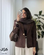 پالتو کتی زنانه کژال مدل 1566 | پالتو لمزور جیتی آسترکشی شده