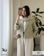 کراپ کت ریلا جنس مازراتی گرم بالا کد 1533 - تصویر 3