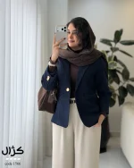 پالتو کتی زنانه کژال مدل 1566 | پالتو لمزور جیتی آسترکشی شده - تصویر 5