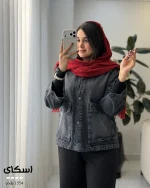 کت جین زنانه نوک مدادی