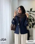 پالتو کتی زنانه کژال مدل 1566 | پالتو لمزور جیتی آسترکشی شده - تصویر 8
