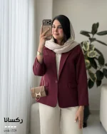 کت مدل رکسانا جنس مازراتی درجه یک کد 1529 - تصویر 2