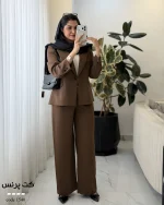 کت زنانه مدل پرنس کرپ مورگان کد 1540 - تصویر 10