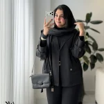 بارونی زنانه مدل نیلا | کتان سانتانا کد 1551