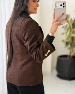 پالتو کتی زنانه کژال مدل 1566 | پالتو لمزور جیتی آسترکشی شده - تصویر 10