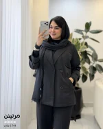 بارونی زنانه کلاسیک مدل مرلین | کد 1544 - تصویر 2