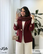 پالتو کتی زنانه کژال مدل 1566 | پالتو لمزور جیتی آسترکشی شده - تصویر 2
