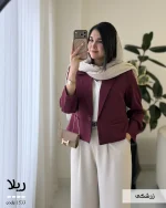 کراپ کت ریلا جنس مازراتی گرم بالا کد 1533 - تصویر 15