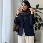 پالتو کتی زنانه لمزور جی تی رنگ سرمه ای