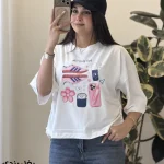 تیشرت یقه دار مدل آیدا جنس پنبه کد 1534