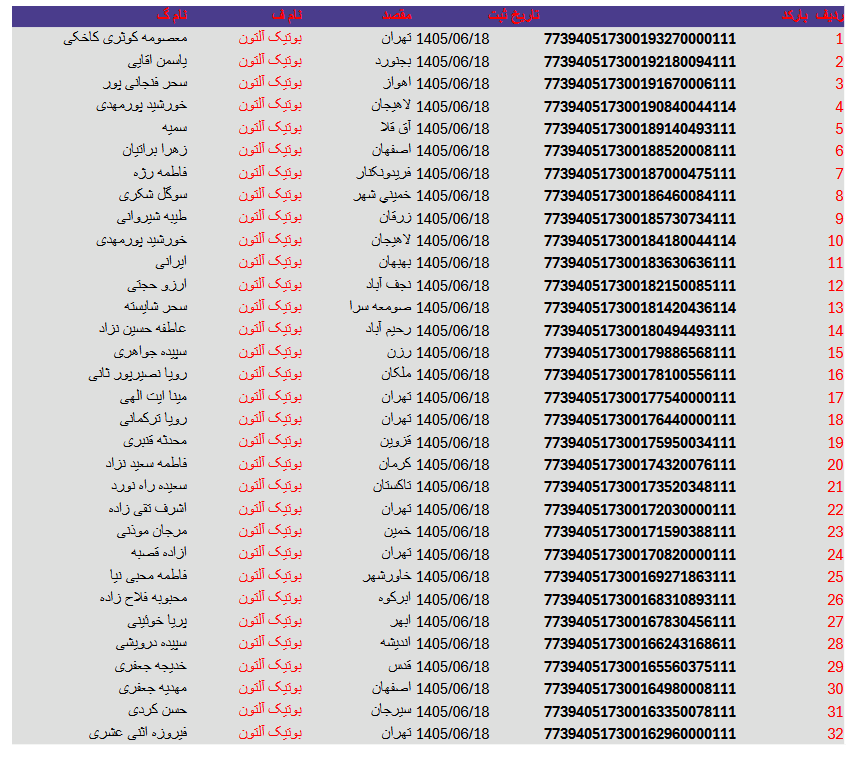 کد های رهگیری مرسولات 95 Screenshot 2026 09 12 at 18 32 33 آلتون 18.pdf