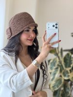 کلاه مدل رافیا طرح 2 کد 1527