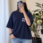 تیشرت باکسی  کلاهدار OK EVERYTHING جنس پنبه کد 1528