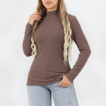 بلوز یقه ایستاده زنانه مدل میترا جنس کبریتی ریز برشکا کد 1552 - تصویر 3