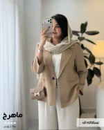 کت زنانه مدل ماهرخ کت کرپ مورگان کد 1586 - تصویر 6