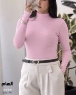 بادی زنانه مدل الهام فینگردار پنبه کبریتی کد 1596 - تصویر 7