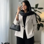 کت زنانه مدل ماهرخ کت کرپ مورگان کد 1586