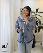 کت جین زنانه مدل اُلگا کد 1591 - تصویر 7