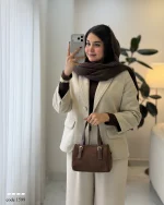 پالتو فوتر یقه آرشال جنس فوتر دوتن کد 1599 - تصویر 3