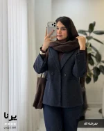 پالتو کتی پرنا جنس فوتر ترک گرم بالا کد 1608 - تصویر 9