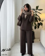 کت زنانه مازراتی مدل نور مازراتی نخ توییست کد ۱۵۸۴ - تصویر 11
