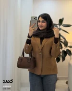 پالتو کتی کمند جنس مخمل جیر ایشو ترک کد 1603 - تصویر 8