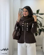 کت مدل ناپلونی زنانه مازراتی کجراه کد 1594