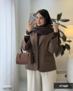 پالتو فوتر یقه آرشال جنس فوتر دوتن کد 1599 - تصویر 6