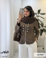 کت مدل ناپلونی زنانه مازراتی کجراه کد 1594 - تصویر 2