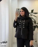 کت مدل ناپلونی زنانه مازراتی کجراه کد 1594 - تصویر 4