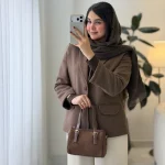 پالتو فوتر یقه آرشال جنس فوتر دوتن کد 1599