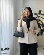 کت زنانه مدل ماهرخ کت کرپ مورگان کد 1586 - تصویر 11