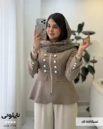 کت مدل ناپلونی زنانه مازراتی کجراه کد 1594 - تصویر 3